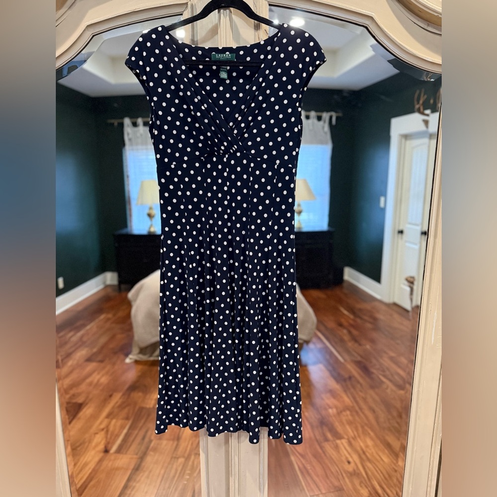 Ralph Lauren Polka Dot Dress